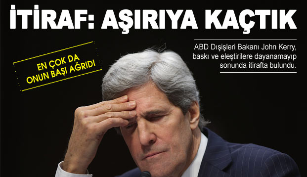 ABD'den itiraf: A��r�ya ka�t�k!